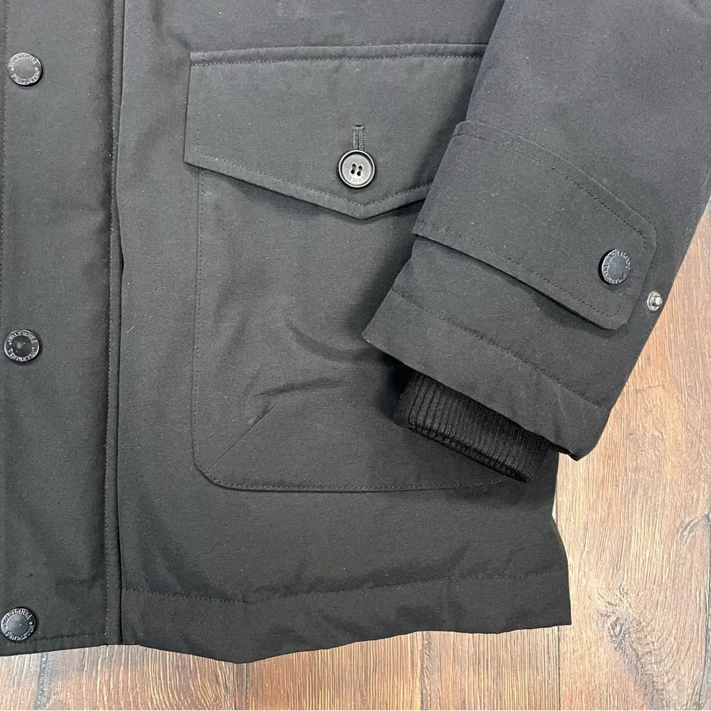 Pendleton Men’s Ontario Down Filled Parka Black Hooded Jacket SZ MED - Picture 9 of 12